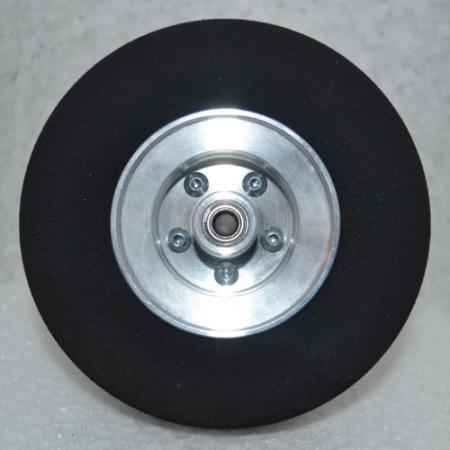 Top Model Ruota spugna dura Hard wheel Alu 90mm 1pz - 02090ALU